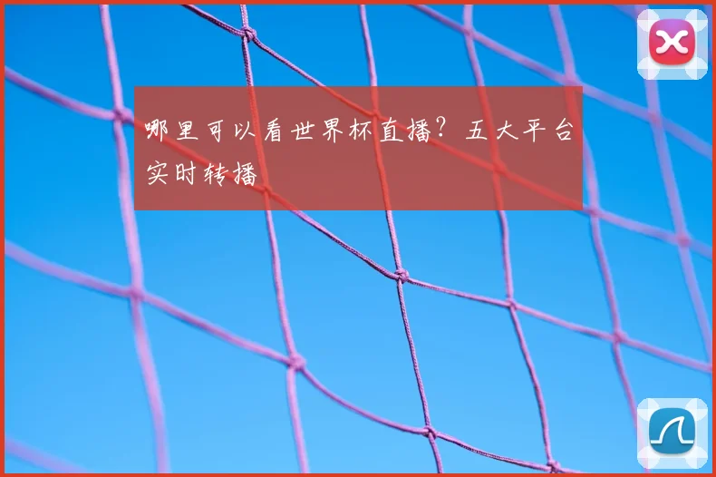 哪里可以看世界杯直播?五大平台实时转播